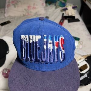 New Era 59FIFTY Toronto Blue Jays “Blue Jays” Script Fitted Hat 7 1/8.